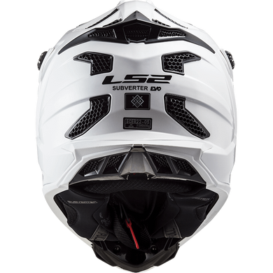 Мотошлем LS2 MX700 Subverter Evo Single Mono Gloss White S