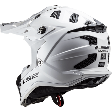 Мотошлем LS2 MX700 Subverter Evo Single Mono Gloss White S