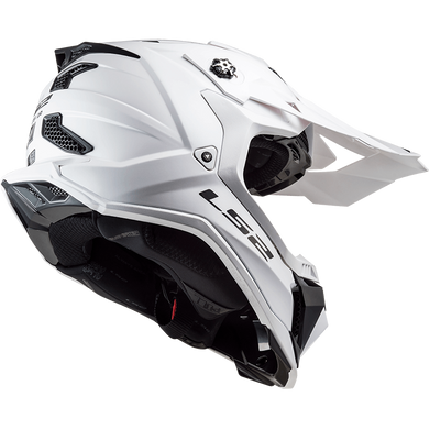 Мотошлем LS2 MX700 Subverter Evo Single Mono Gloss White S