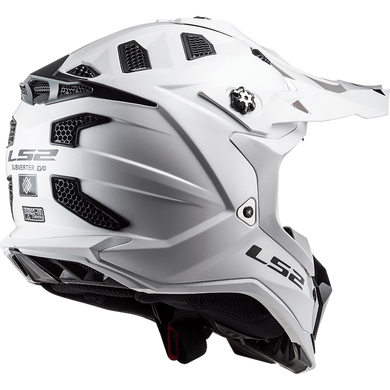 Мотошлем LS2 MX700 Subverter Evo Single Mono Gloss White S