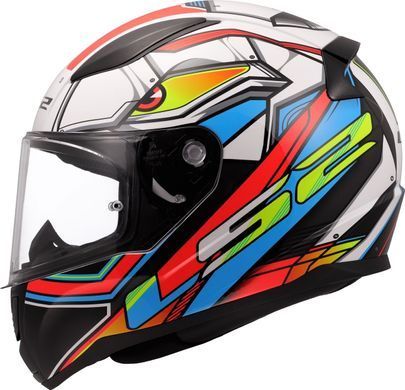 Мотошолом LS2 FF353 Rapid 2 Xdron White Neon Orange L