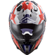 Мотошлем LS2 MX701 Explorer Atlantis White Red Blue S