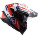 Мотошлем LS2 MX701 Explorer Atlantis White Red Blue S