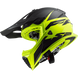 Мотошлем LS2 MX437 Fast EVO Roar Matt Black Hi-Vis Yellow L