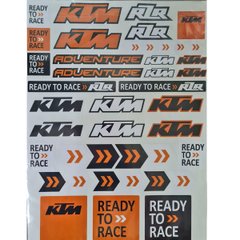 Наклейка лист А3 KTM Adventure