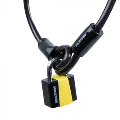 Трос противоугонный Oxford Loop Lock10 Cable Lock+Mini Shackle 10mm x 1.8m
