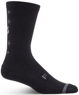 Мотошкарпетки FOX DEFEND SOCK - 8 inch - LUNAR Black, L/XL