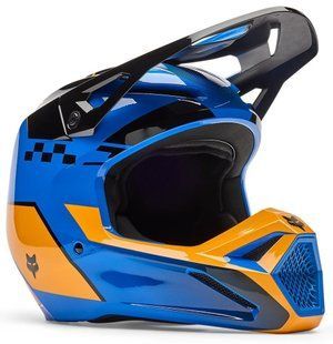 Мотошолом FOX V1 Helmet - COLLECT Blue L