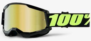 Маска кросова 100% STRATA 2 Goggle Upsol - Mirror Gold Lens, Mirror Lens