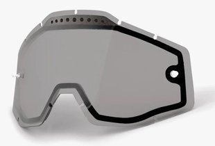 Лінза 100% RC/AC/ST Vented Dual Pane Lens - Smoke, Dual Clear Lens