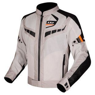 Мотокуртка LS2 Garda Air Man Jacket Black Grey Hi-Vis Orange 3XL