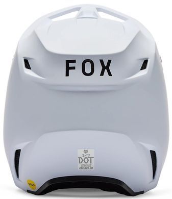 Мотошолом FOX YTH V1 Helmet SOLID White YL