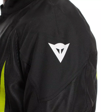 Мотокуртка Dainese HEROSPHERE AIR TEX JACKET BLACK WHITE YELLOW-FLUO 50