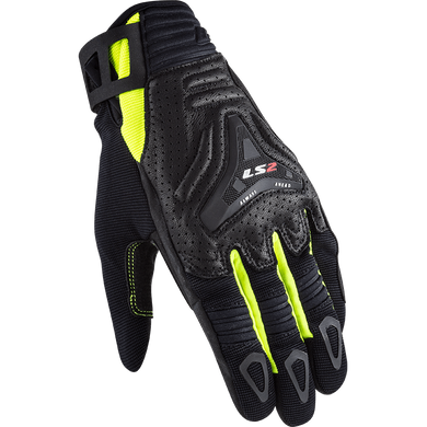 Мотоперчатки LS2 All Terrain Man Gloves Black Hi-Viz Yellow XL