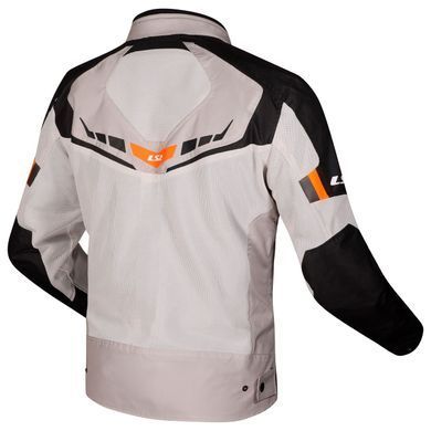 Мотокуртка LS2 Garda Air Man Jacket Black Grey Hi-Vis Orange 3XL
