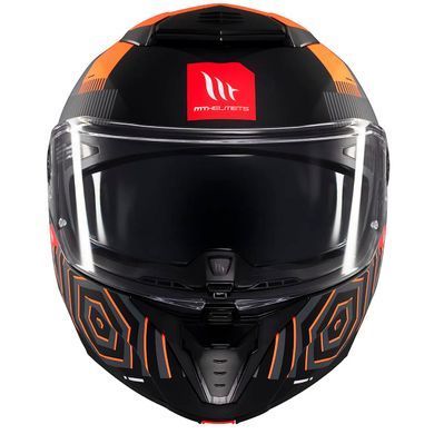 Мотошолом MT ATOM 2 SV STRANGE C4 Matt Orange L