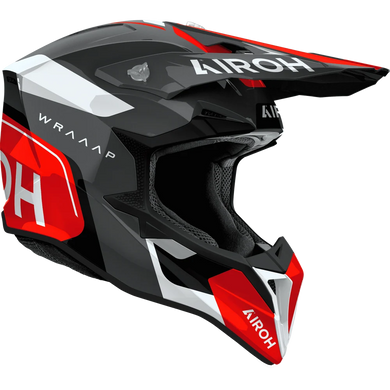 Шолом AIROH WRAAAP CONQUER red gloss L