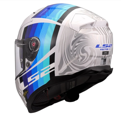 Мотошлем LS2 FF811 Vector 2 Freedom White Silver (S)