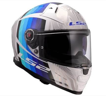 Мотошлем LS2 FF811 Vector 2 Freedom White Silver (S)