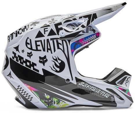 Мотошолом FOX V1 Helmet - IMAGE COSMO White XXL