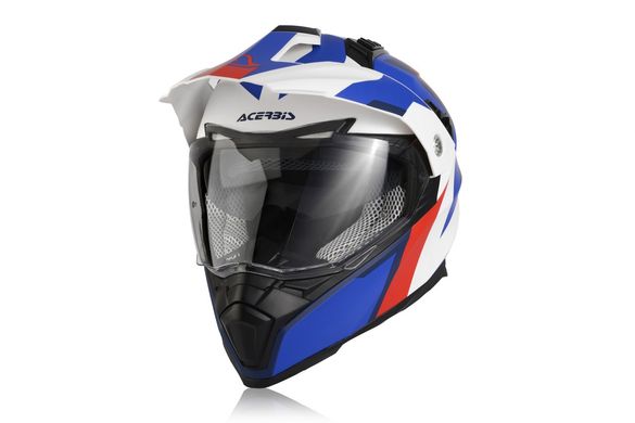 Мотошлем Acerbis FLIP FS-606 White Blue Red