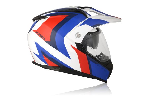 Мотошлем Acerbis FLIP FS-606 White Blue Red