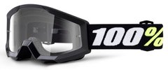 Детские мотоочки 100% STRATA MINI Goggle Black - Clear Lens, Clear Lens
