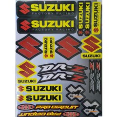 Наклейка лист А3 Suzuki DR-Z