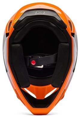 Мотошолом FOX V1 Helmet - SHIELD Flo Orange XXL