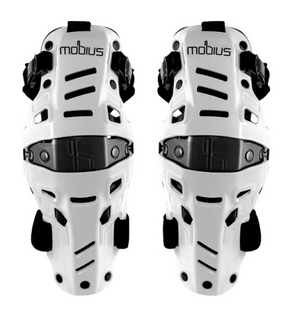 Мотонаколінники Mobius X8H Hybrid white/black l/xl
