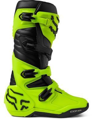 Мотоботы FOX COMP BOOT Flo Yellow 11.5