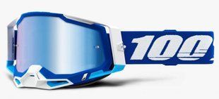 Маска кросова 100% RACECRAFT 2 Goggle Blue - Mirror Blue Lens, Mirror Lens