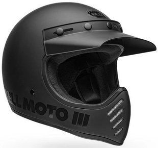 Мотошолом BELL MOTO-3 - MATTE Black M