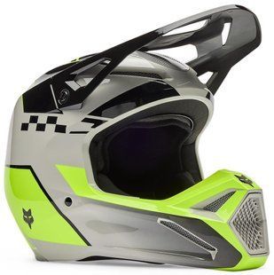 Мотошолом FOX V1 Helmet - COLLECT Grey L