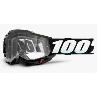Маска кросова 100% Accuri 2 Goggle Black - Clear Lens