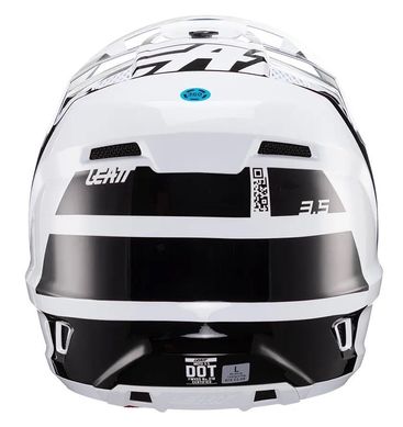 Мотошлем LEATT Helmet Moto 3.5 + Goggle White S