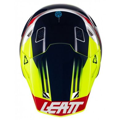 Мотошлем LEATT GPX 7.5 Lime с очками S