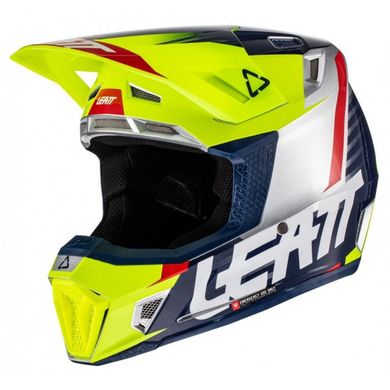 Мотошлем LEATT GPX 7.5 Lime с очками S