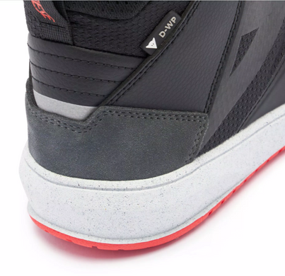 Моточеревики Dainese SUBURB D-WP Black White Red Lava