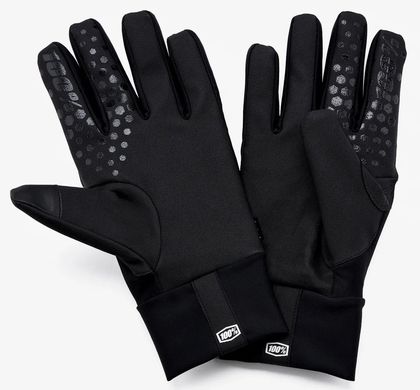 Зимние мотоперчатки 100% BRISKER Hydromatic Glove Black M (9)
