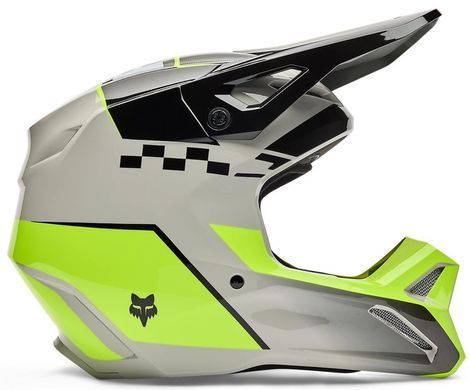 Мотошолом FOX V1 Helmet - COLLECT Grey L
