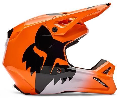 Мотошолом FOX V1 Helmet - SHIELD Flo Orange XXL