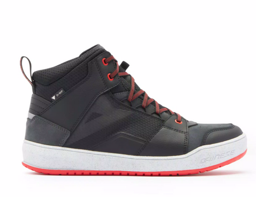 Моточеревики Dainese SUBURB D-WP Black White Red Lava