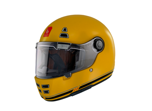 Мотошлем MT Jarama SV Solid C3 Yellow Matt S
