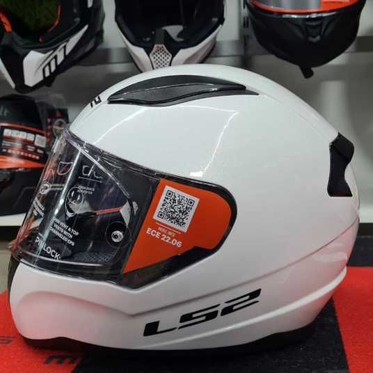 Мотошолом LS2 FF353 Rapid 2 Solid Gloss White ECE2206 XS купити в