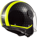 Мотошлем LS2 OF558 Sphere Lux Crush Black Hi Vis Yellow S