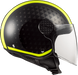 Мотошлем LS2 OF558 Sphere Lux Crush Black Hi Vis Yellow S