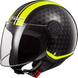 Мотошлем LS2 OF558 Sphere Lux Crush Black Hi Vis Yellow S
