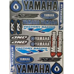 Наклейка лист А3 Yamaha Factory Racing