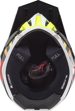 Мотошлем LS2 MX703 C X-Force Barrier Hi-Viz Yellow Red XXXL